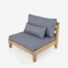 Cano Single Armless Lounge (Light Acacia)