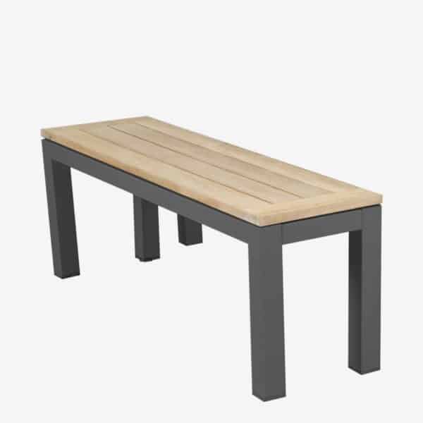 Clay Bench Seat 1500mm (Gunmetal)