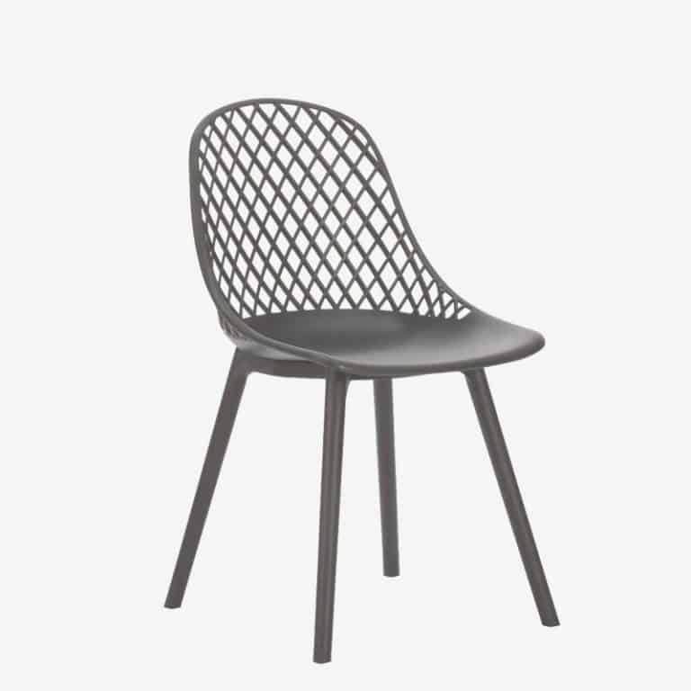 Cosmos Dining Chair Charcoal Geelong Outdoor Furniture