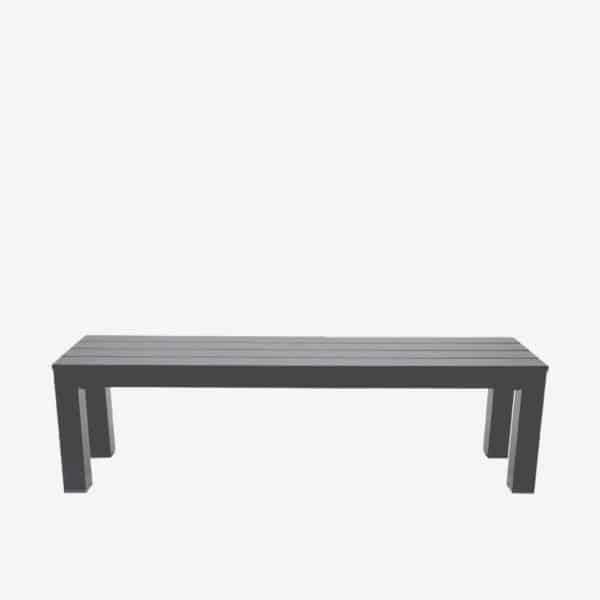 Dune Bench Seat 1560mm (Gunmetal)