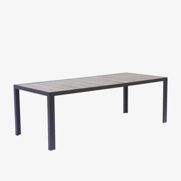 Ekaterina Table 2270x955 Gunmetal Geelong Outdoor Furniture