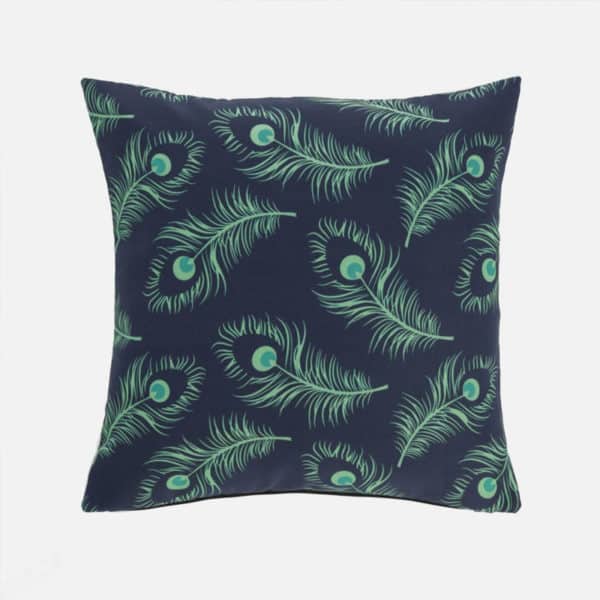 Ekene Cushion 45x45cm Peacock Feather Geelong Outdoor Furniture