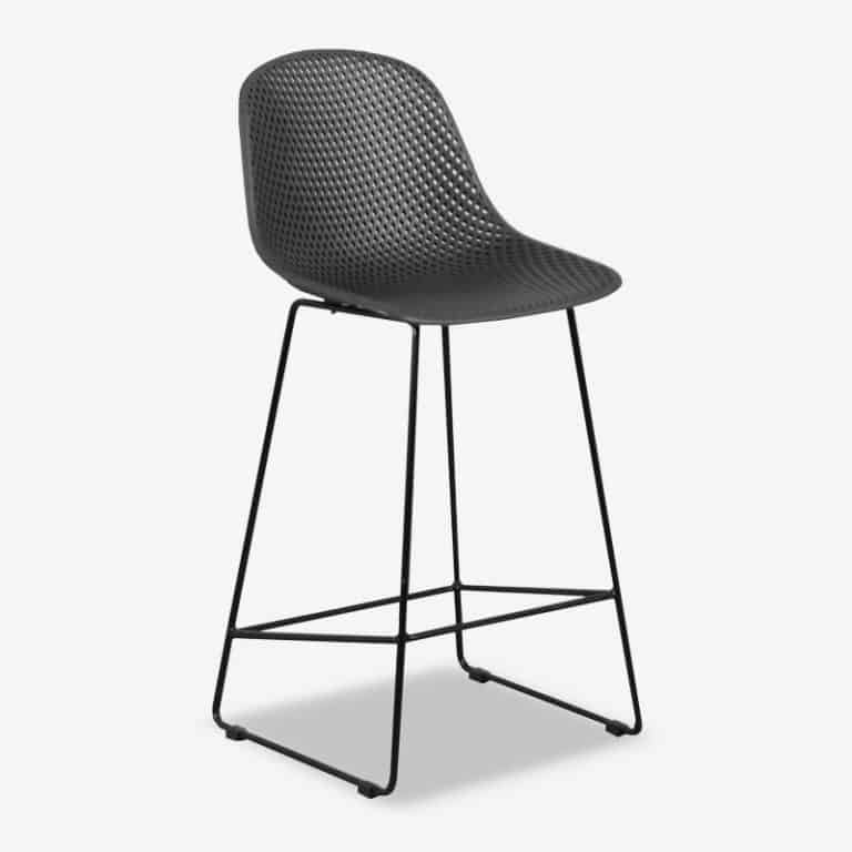 Gardenia Bar Chair Stool 65cm Black Geelong Outdoor Furniture