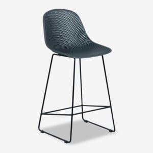 Gardenia Bar Chair Stool (Charcoal)