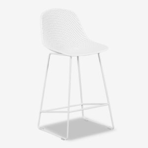 Gardenia Bar Chair Stool (White)
