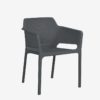 Bailey Armchair Resin (Charcoal)