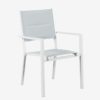 Mayfair Padded Sling Dining Chair (White)
