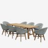 Cascade 9pc Dining Set (Teak)