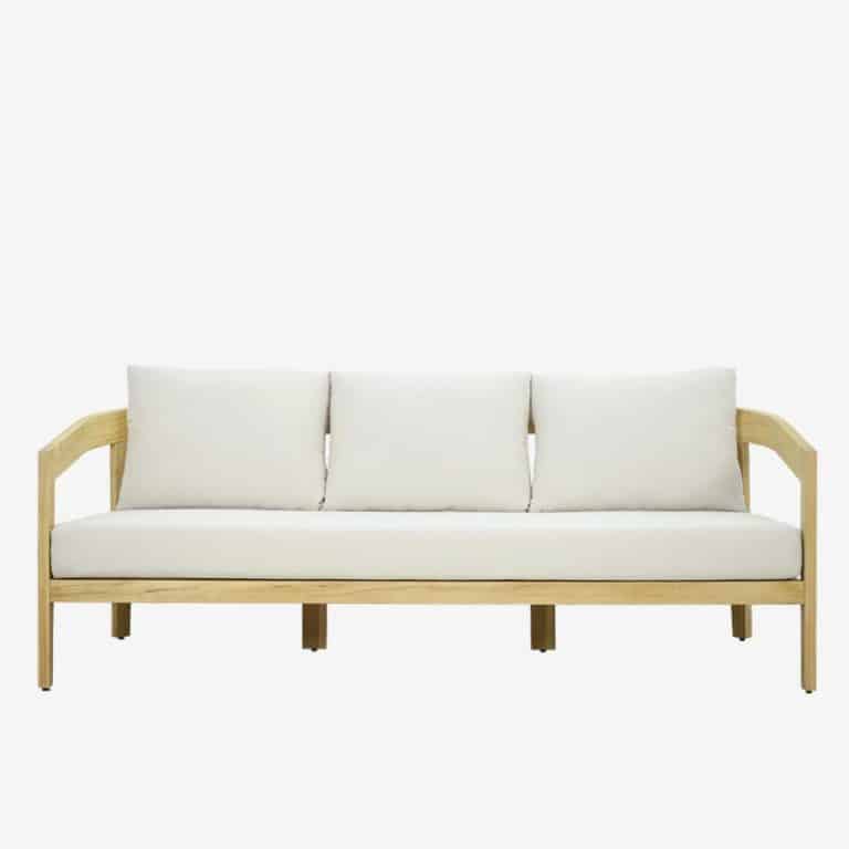 Olivia Triple Lounge Teak Geelong Outdoor Furniture