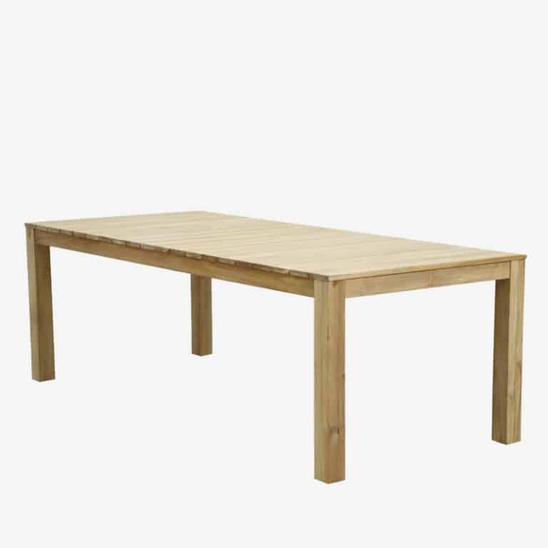 Teakline Dining Table 2200x1000 Teak Geelong Outdoor Furniture