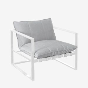 Atrium Single Lounge (White)