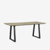 Delta Dining Table Acacia 1800mm (Black)