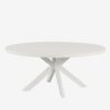 Rift Round Dining Table (White)