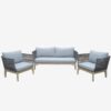 River 3pc Outdoor Lounge-Setting (Grey Rope)