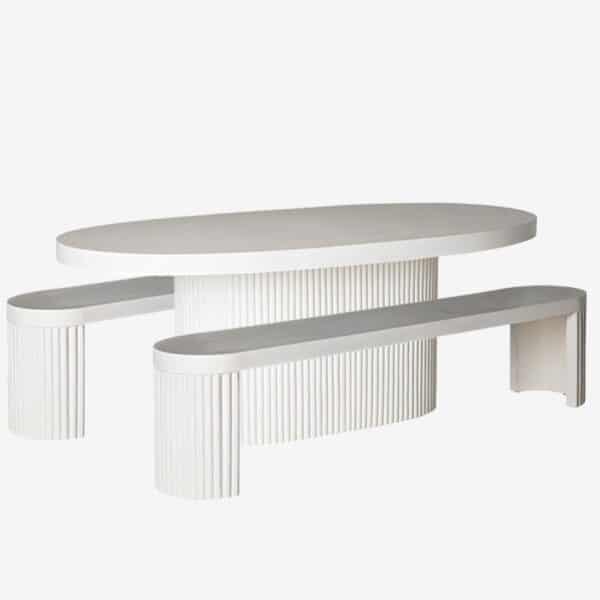 Calvello 3-piece Bench Dining Set