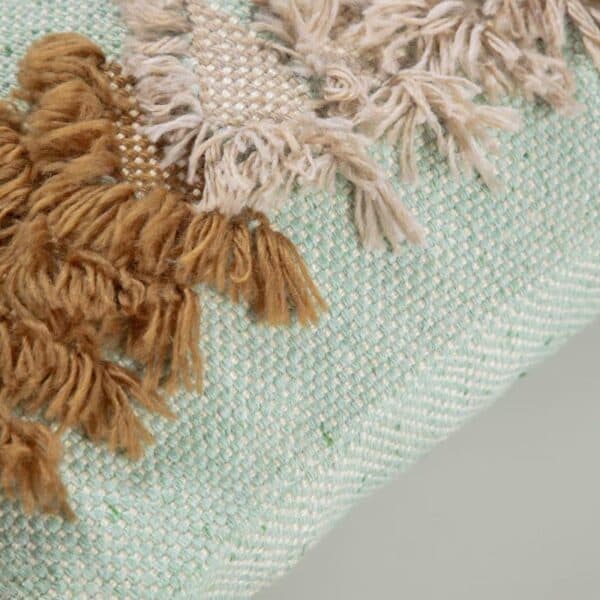 Dalila Cushion 45x45cm (Green-Natural)