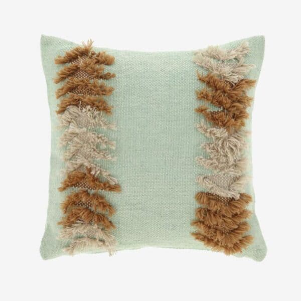 Dalila Cushion 45x45cm (Green-Natural)