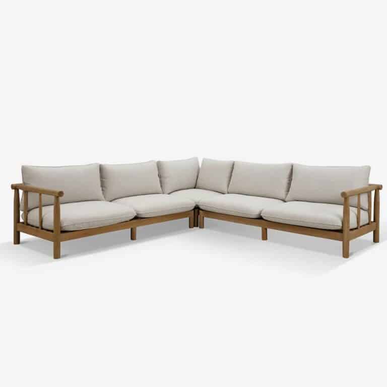 Bungalow 3pc Corner Lounge Eucalyptus Geelong Outdoor Furniture